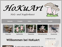 Tablet Screenshot of hokuart.de